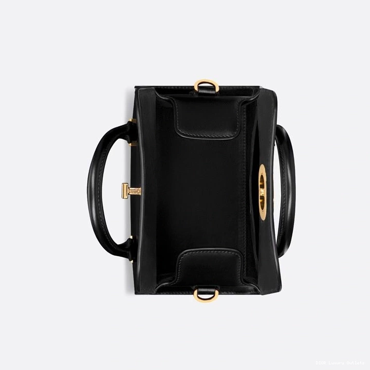 Cheap Dior Boston Small Calfskin Black Bag Box 0807 Luxury